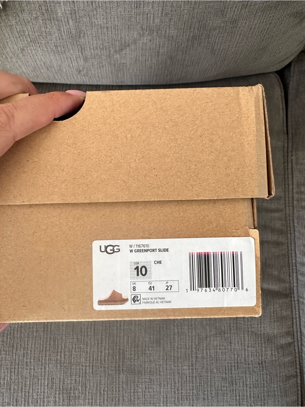 UGG Kids Chestnut Greenport Slide